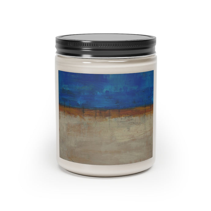 Candle-blue-rust-white-be-still