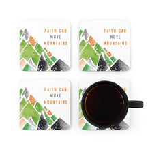 Load image into Gallery viewer, Christian Gifts-Faith Can Move Mountains Coasters
