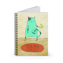 Load image into Gallery viewer, Purr-More-Hiss-Less-Notebook-Judi-Bagnato
