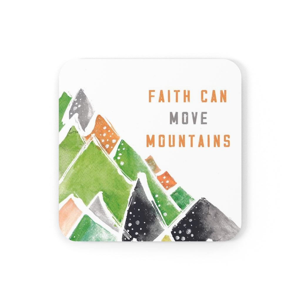 Faith Can Move Mountains Coaster Set
