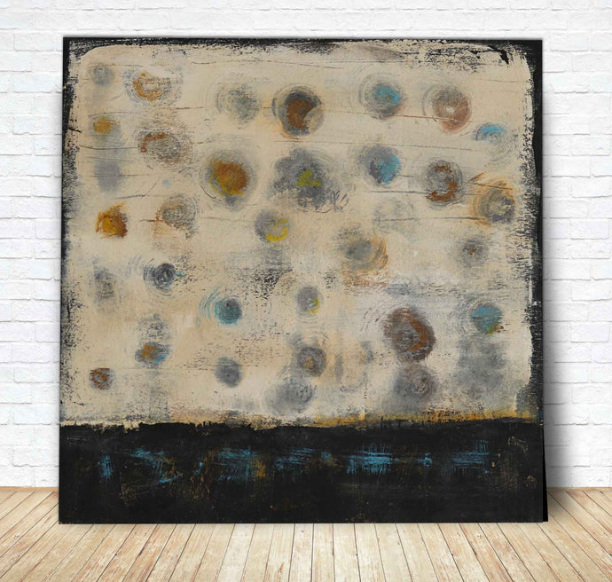 full-circle-yellow-brown-blue-green-black-abstract-painting-judi-bagnato