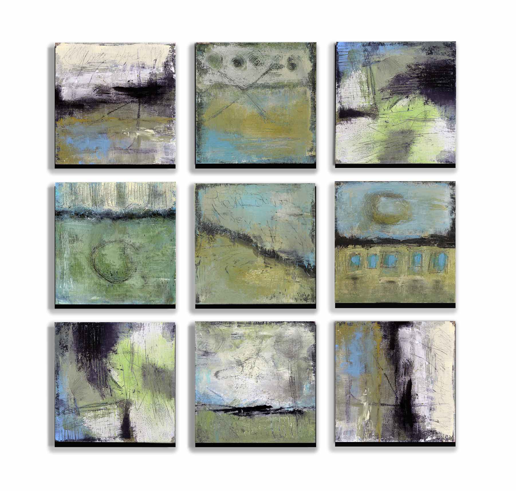 Small Square Paintings – JudiBagnatoArt